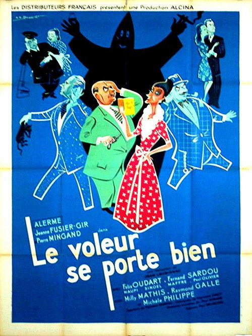 Le voleur se porte bien poster