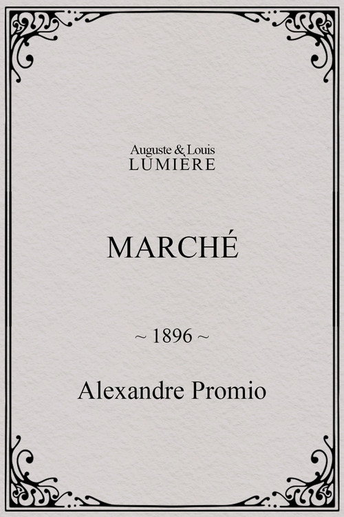Marché poster
