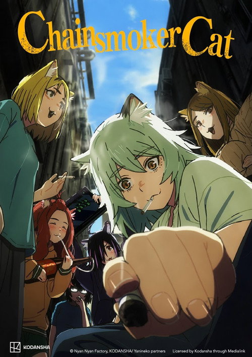 Chainsmoker Cat poster