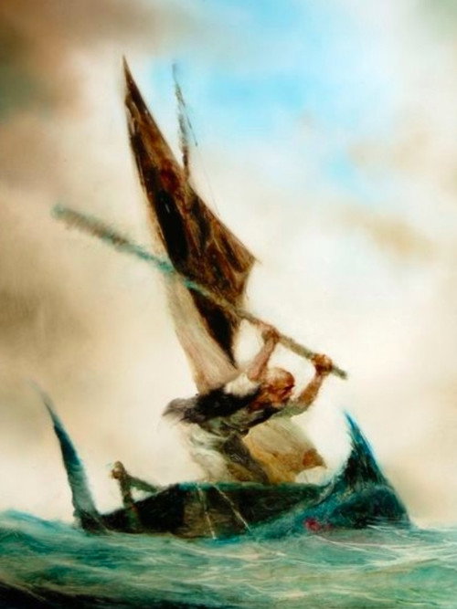Aleksandr Petrov: The Making of "Mermaid" + "The Old Man and the Sea" poster